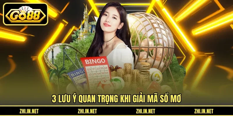 Sổ Mơ – Ý Nghĩa Các Con Số Giúp Tay Chơi Chọn Số Chuẩn 12 go88 3 lưu ý quan trọng khi giải mã sổ mơ